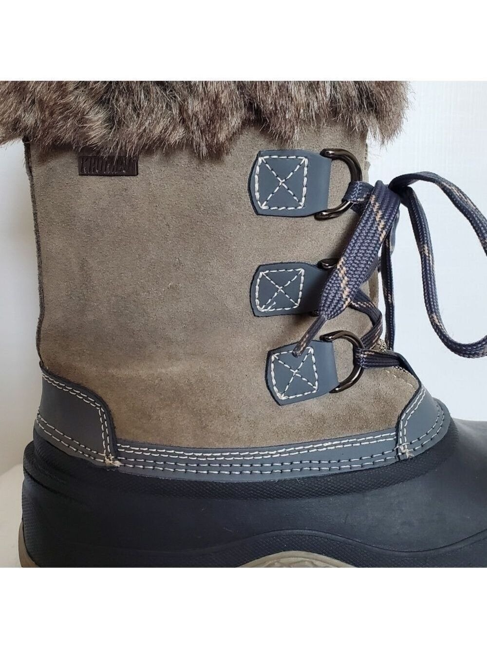 KHOMBU 'SLOPE' BOOTS RAIN SNOW WINTER WATERPROOF WOMENS (8) - Picture 9 of 14